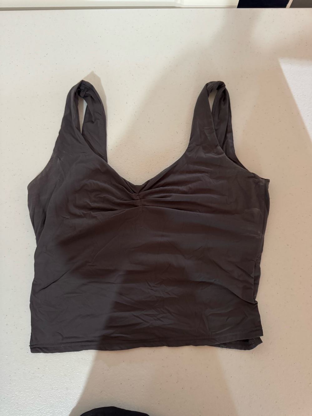 Brown Sleeveless Tank Top